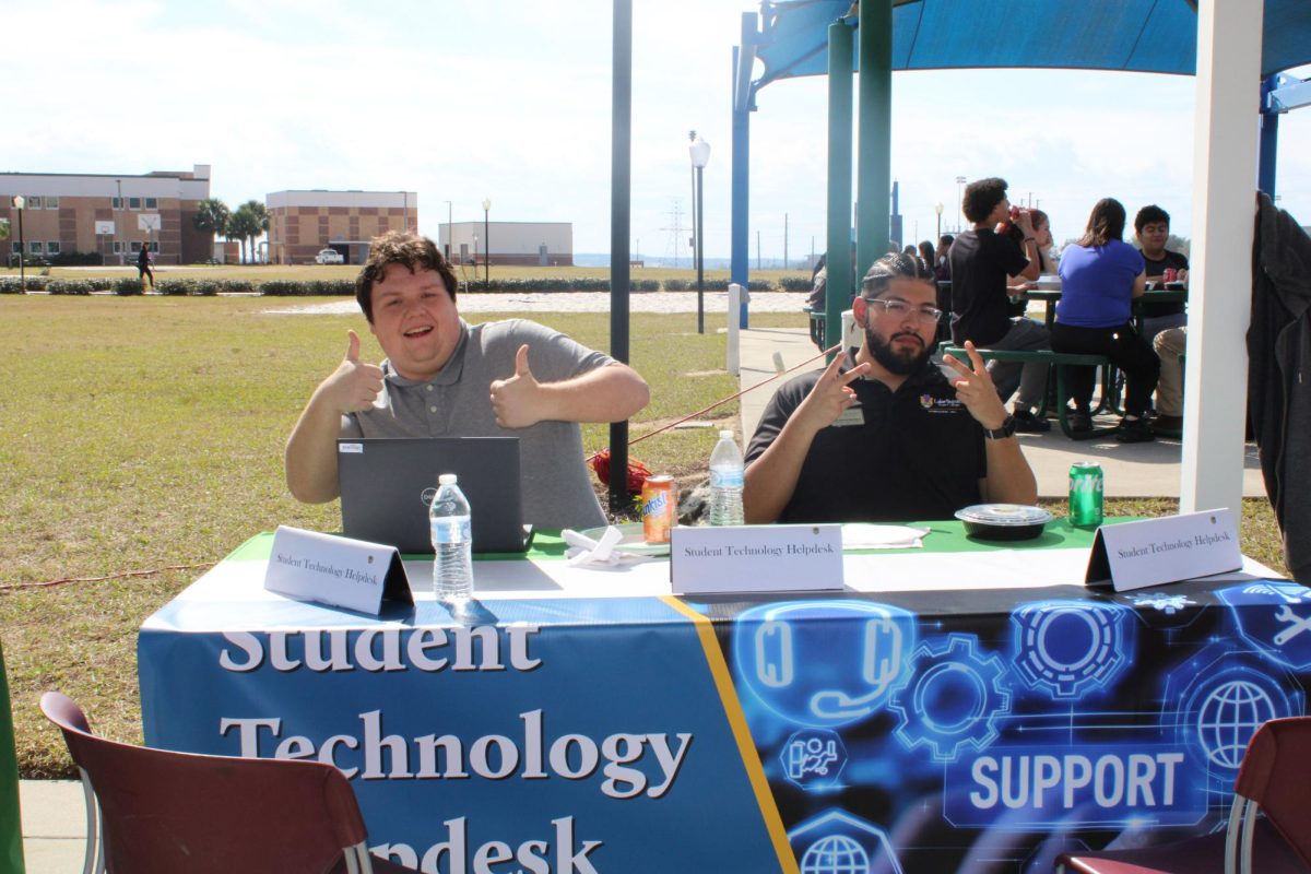 Student Technology HelpDesk @ LSSC's Spring 2025 Welcome Back Bash.