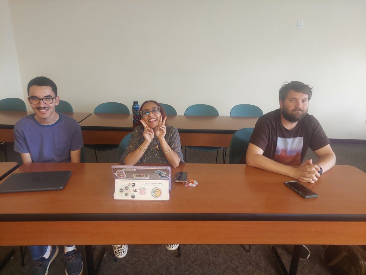 Angler staff: Jorge Suarez, Nafisah Azar, and Cody Moulton.