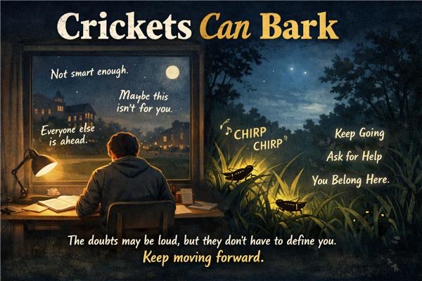 Crickets can bark